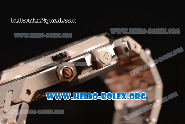 Audemars Piguet Royal Oak Chronograph Miyota OS20 Quartz Steel Case with Grey Dial and Steel Bracelet - Click Image to Close
